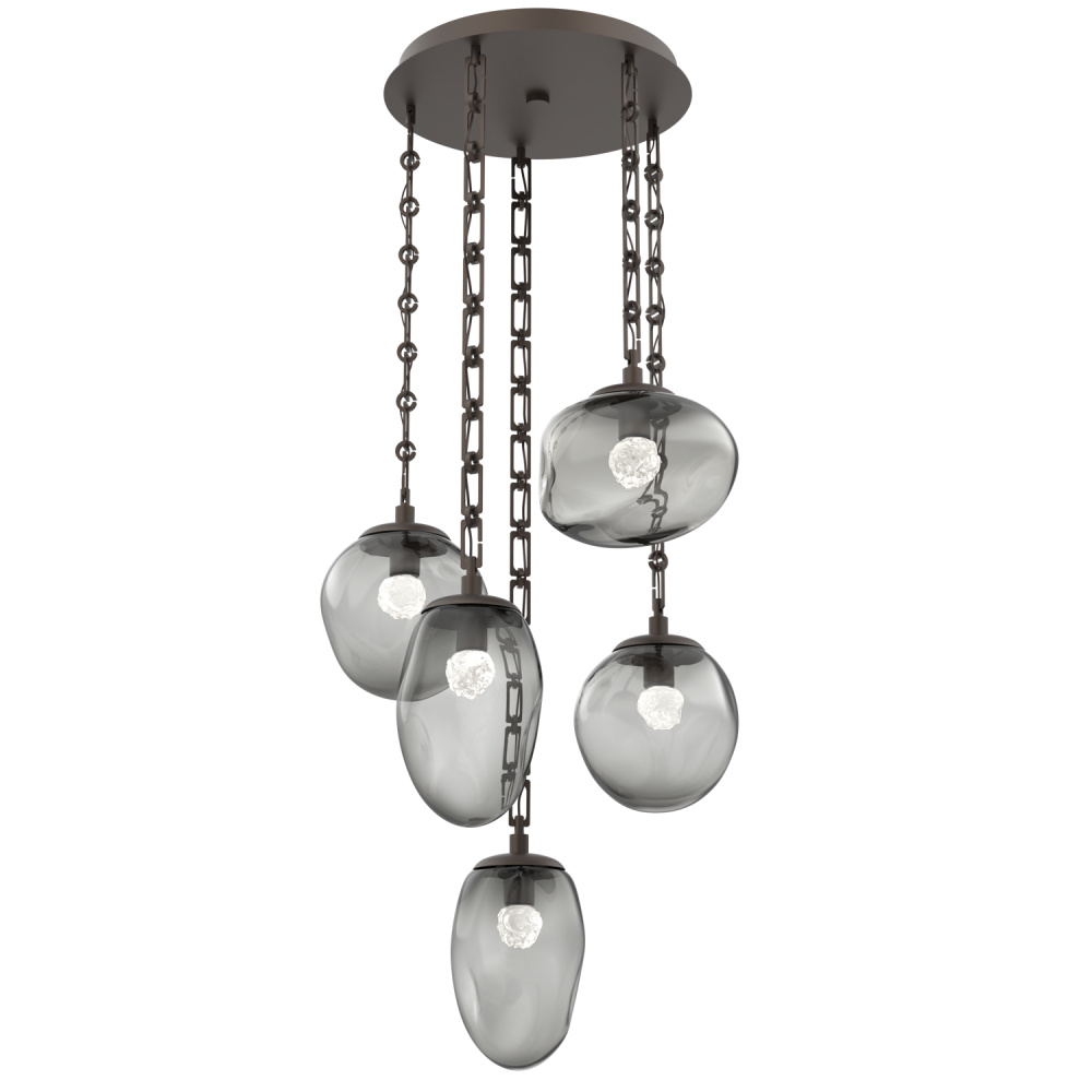 Cosmos Round 5pc Multi-Pendant Chain (LED)