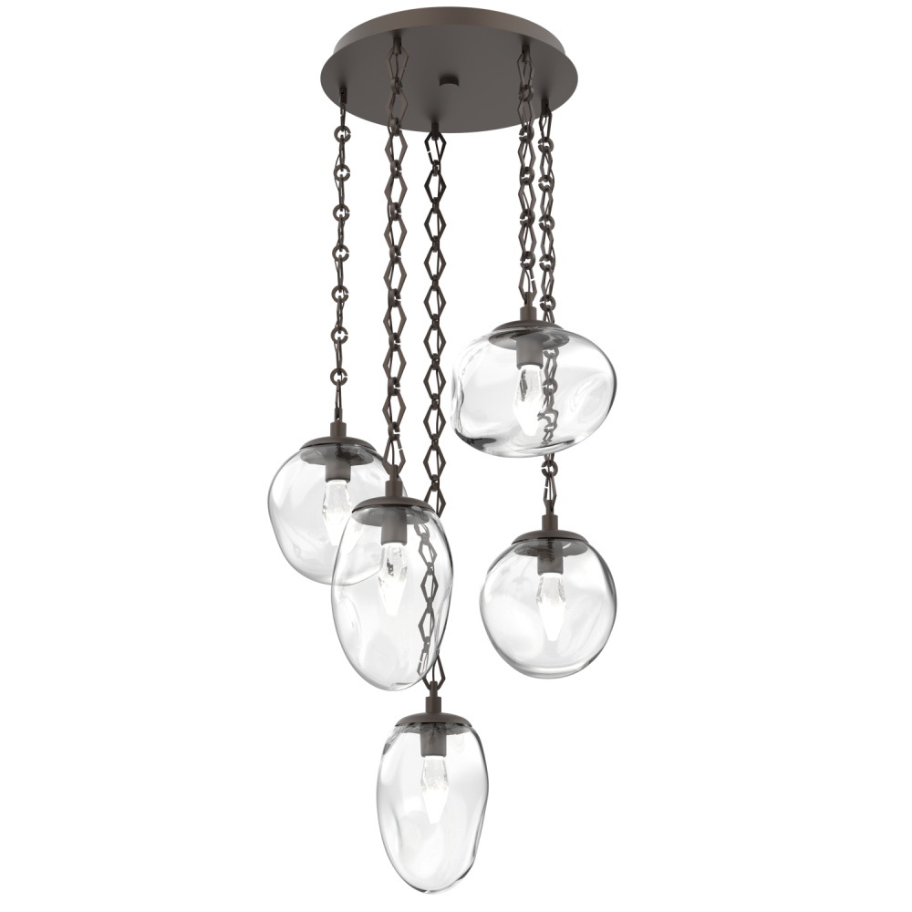 Cosmos Round 5pc Multi-Pendant Chain (LED)