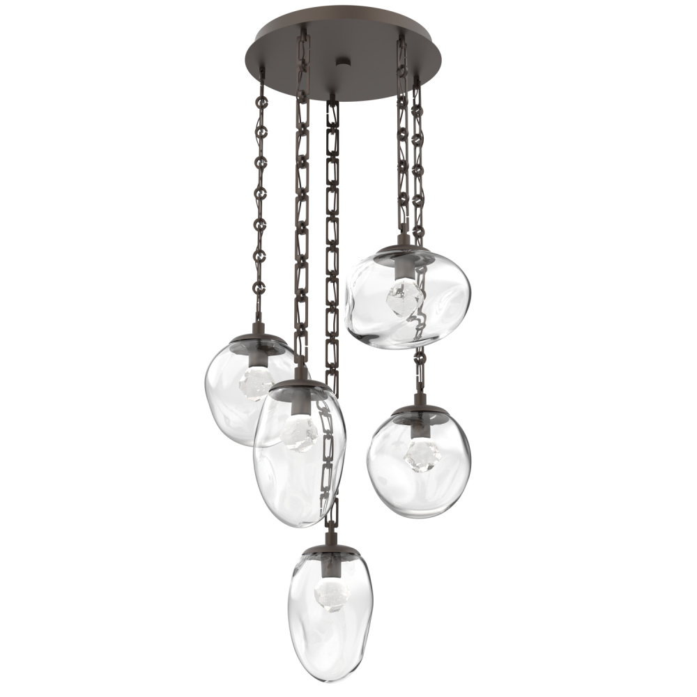 Cosmos Round 5pc Multi-Pendant Chain (LED)