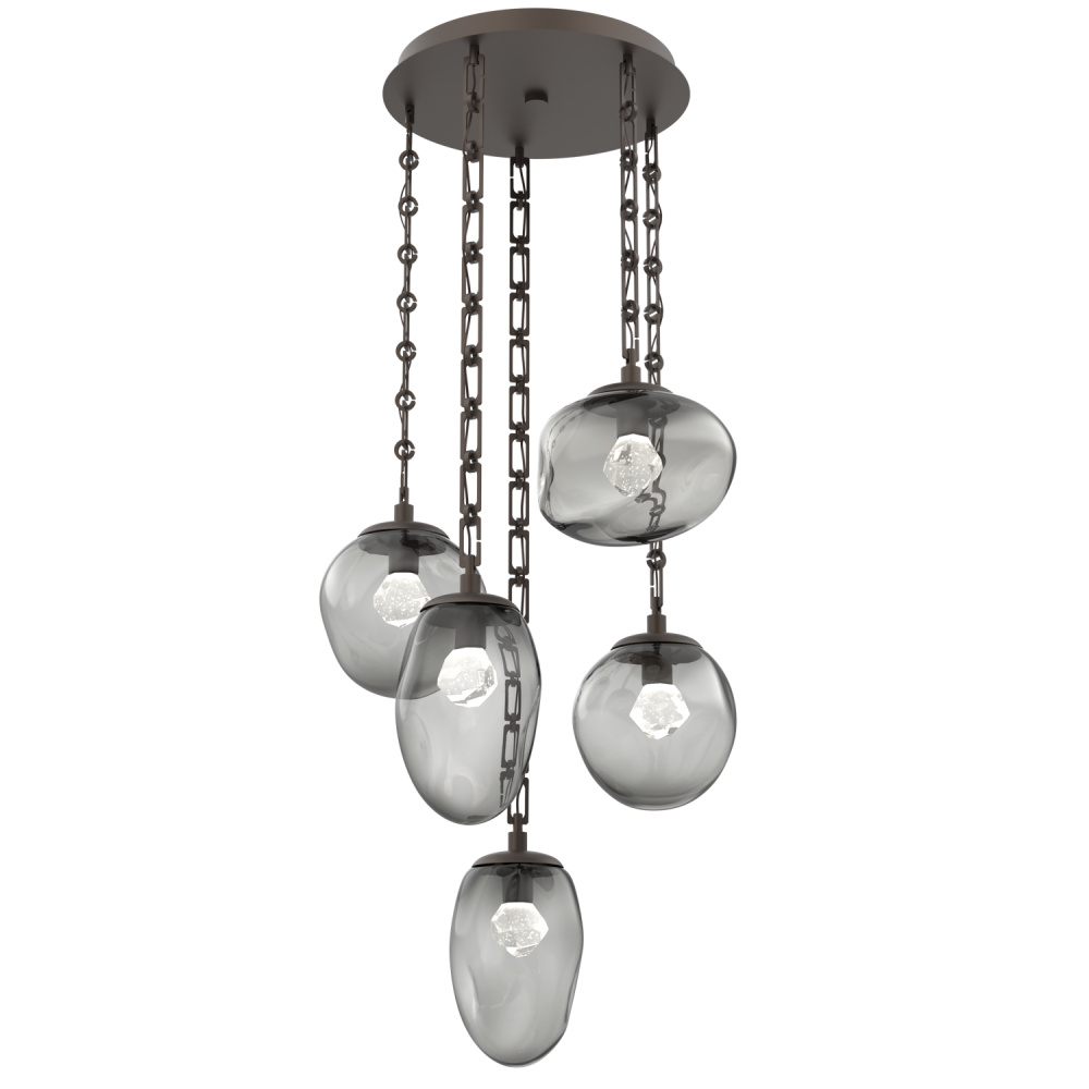 Cosmos Round 5pc Multi-Pendant Chain (LED)