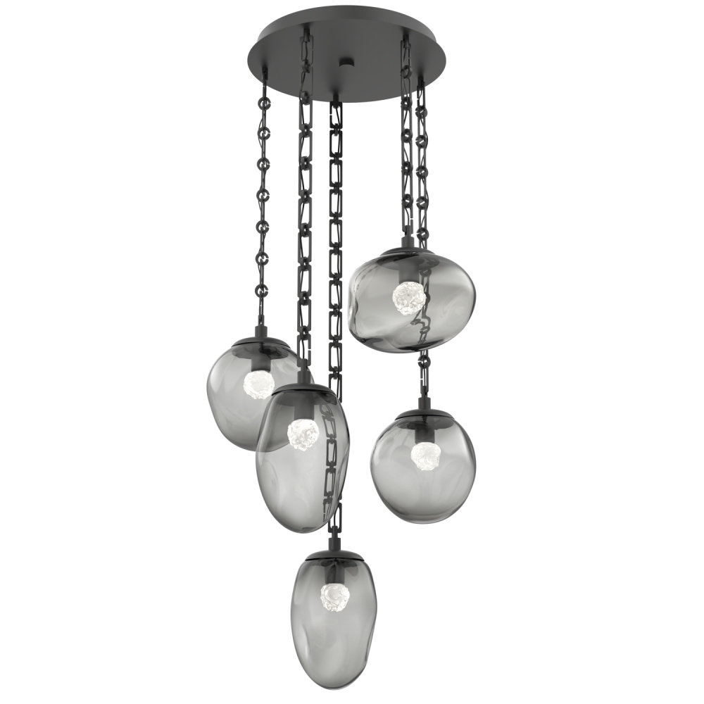 Cosmos Round 5pc Multi-Pendant Chain (LED)