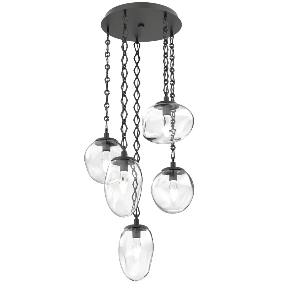 Cosmos Round 5pc Multi-Pendant Chain (LED)