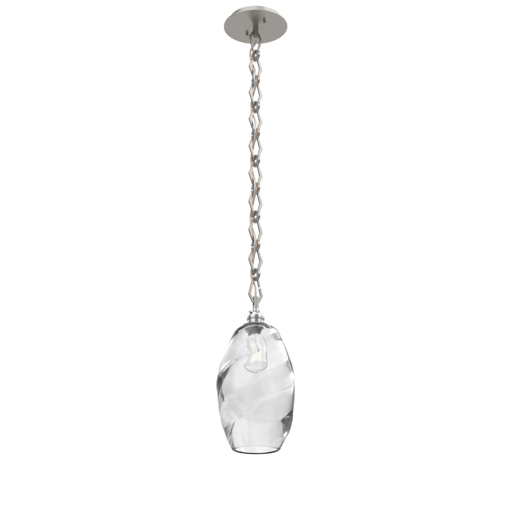 Ellisse Round Single Pendant Chain
