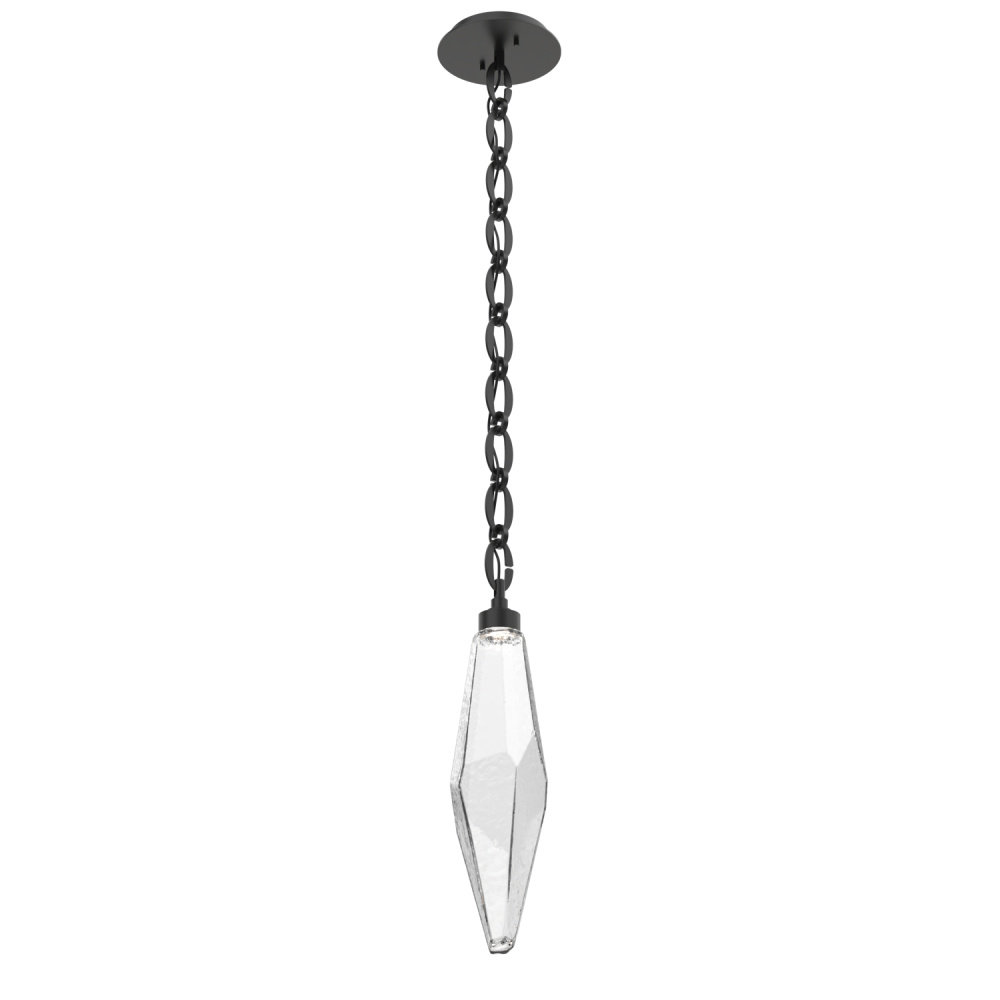 Rock Crystal Chain Pendant - 19-Inch