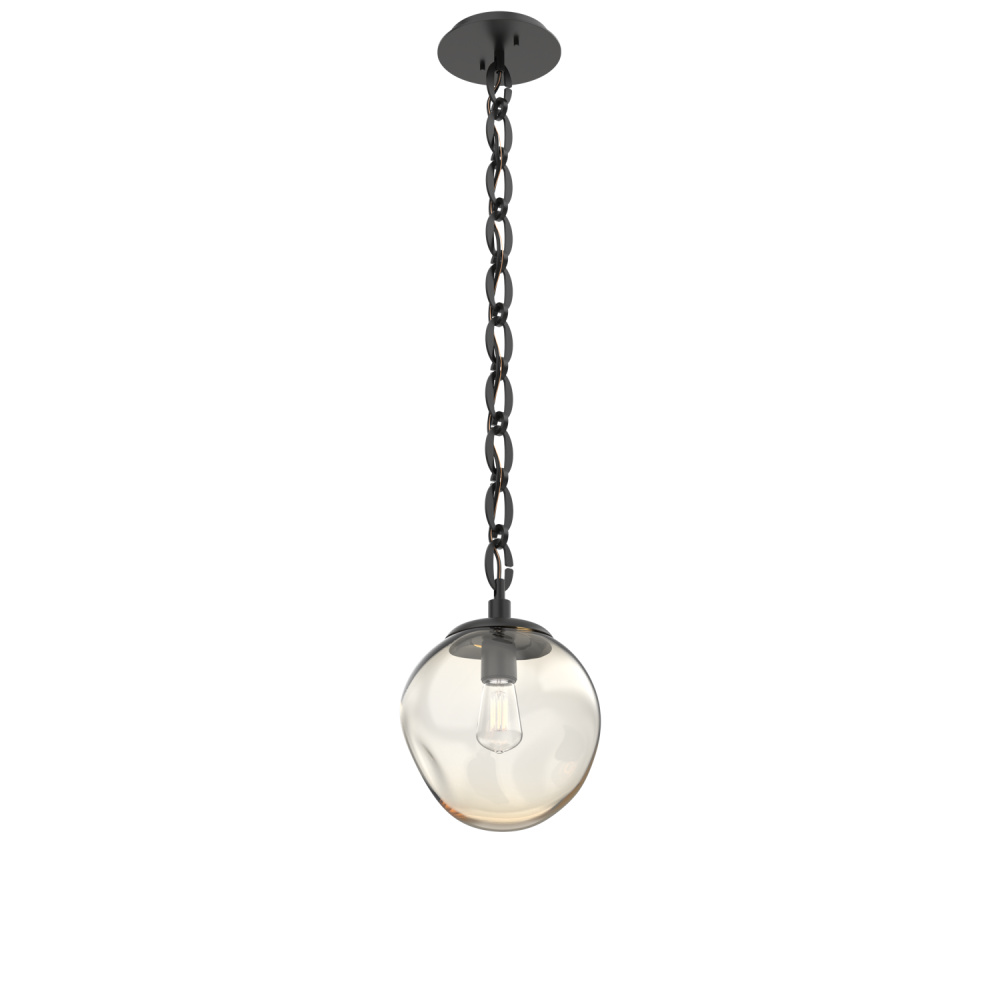 Aster Round Single Pendant with Chain (Bulb)