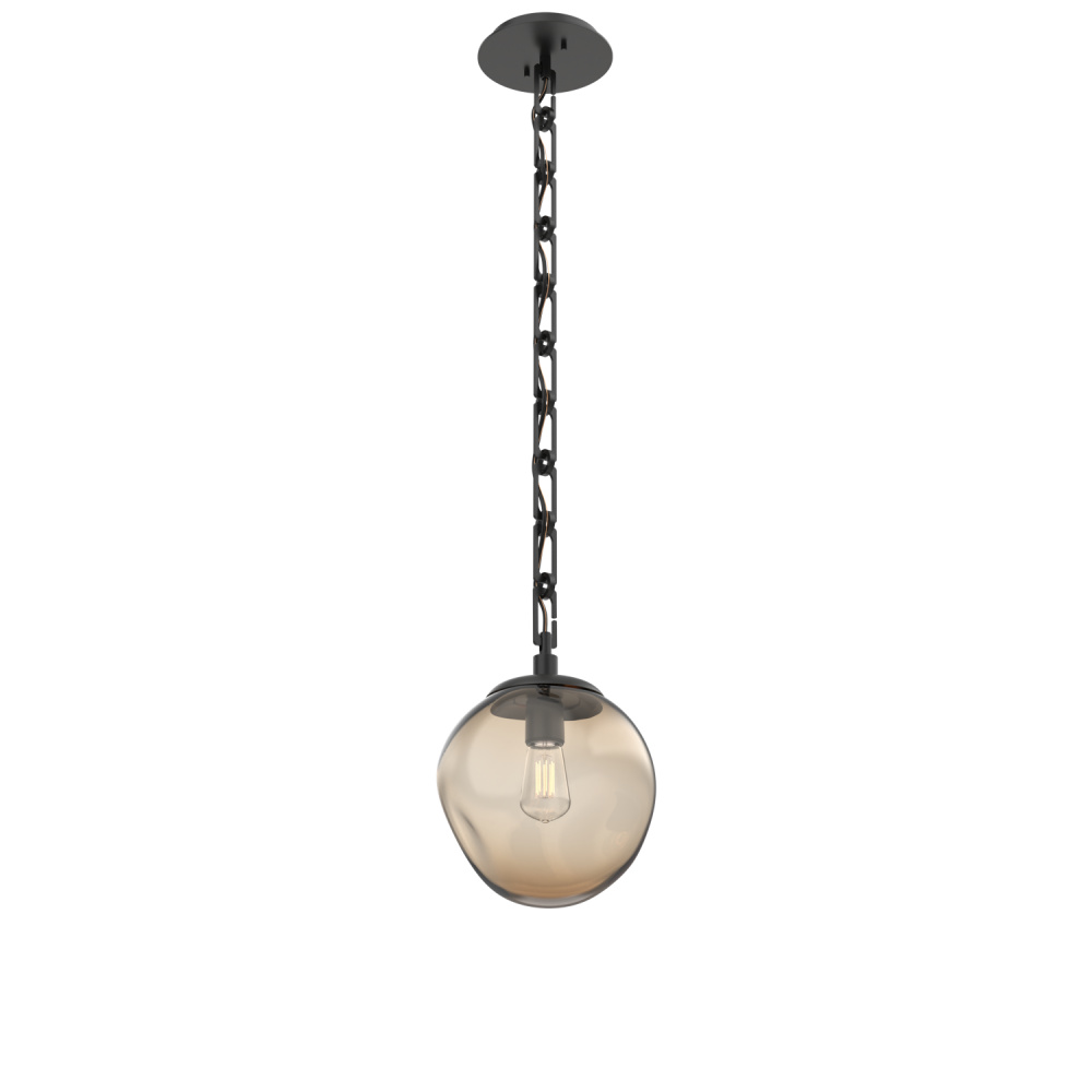 Aster Round Single Pendant with Chain (Bulb)