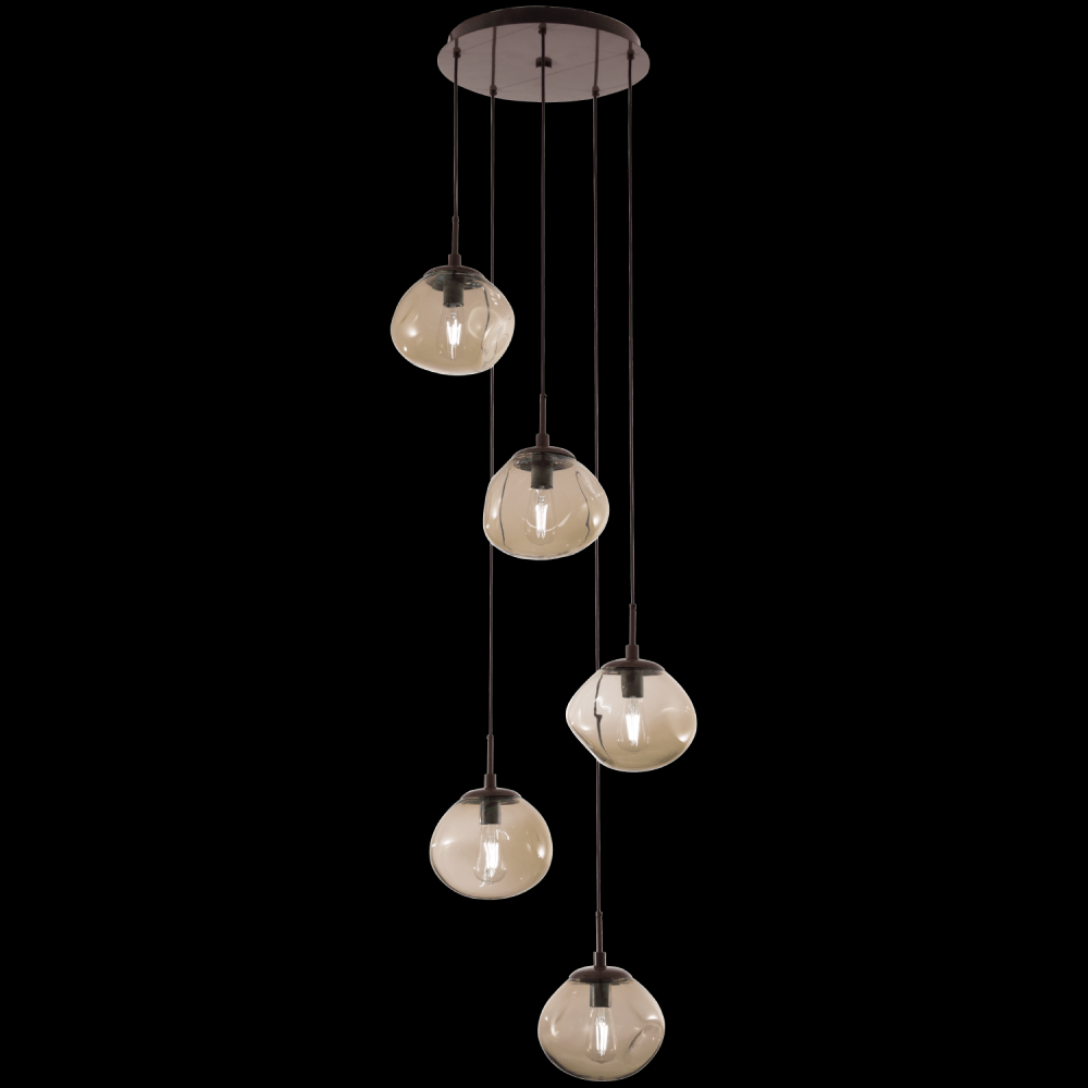 Nova Round 3pc Multi-Pendant (Bulb)