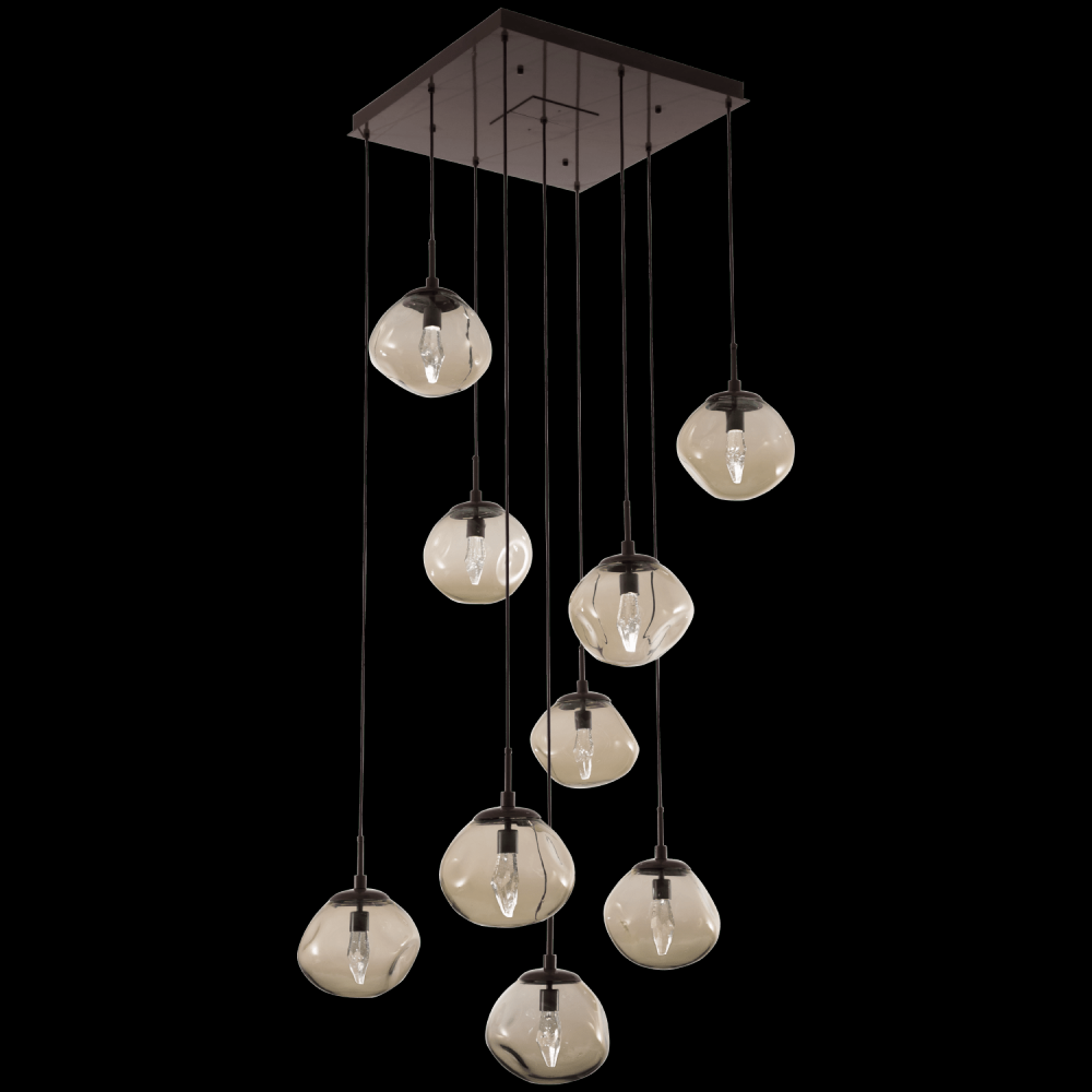 Nova Square 12pc Multi-Pendant (LED)