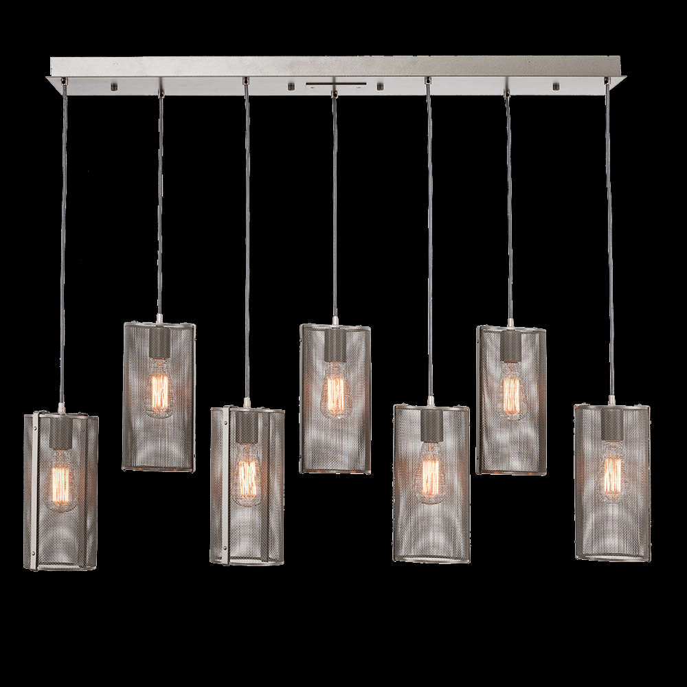 Uptown Mesh Linear 7pc Multi-Pendant