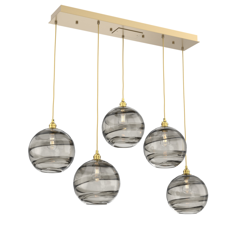 Terra Linear 5pc Multi-Pendant