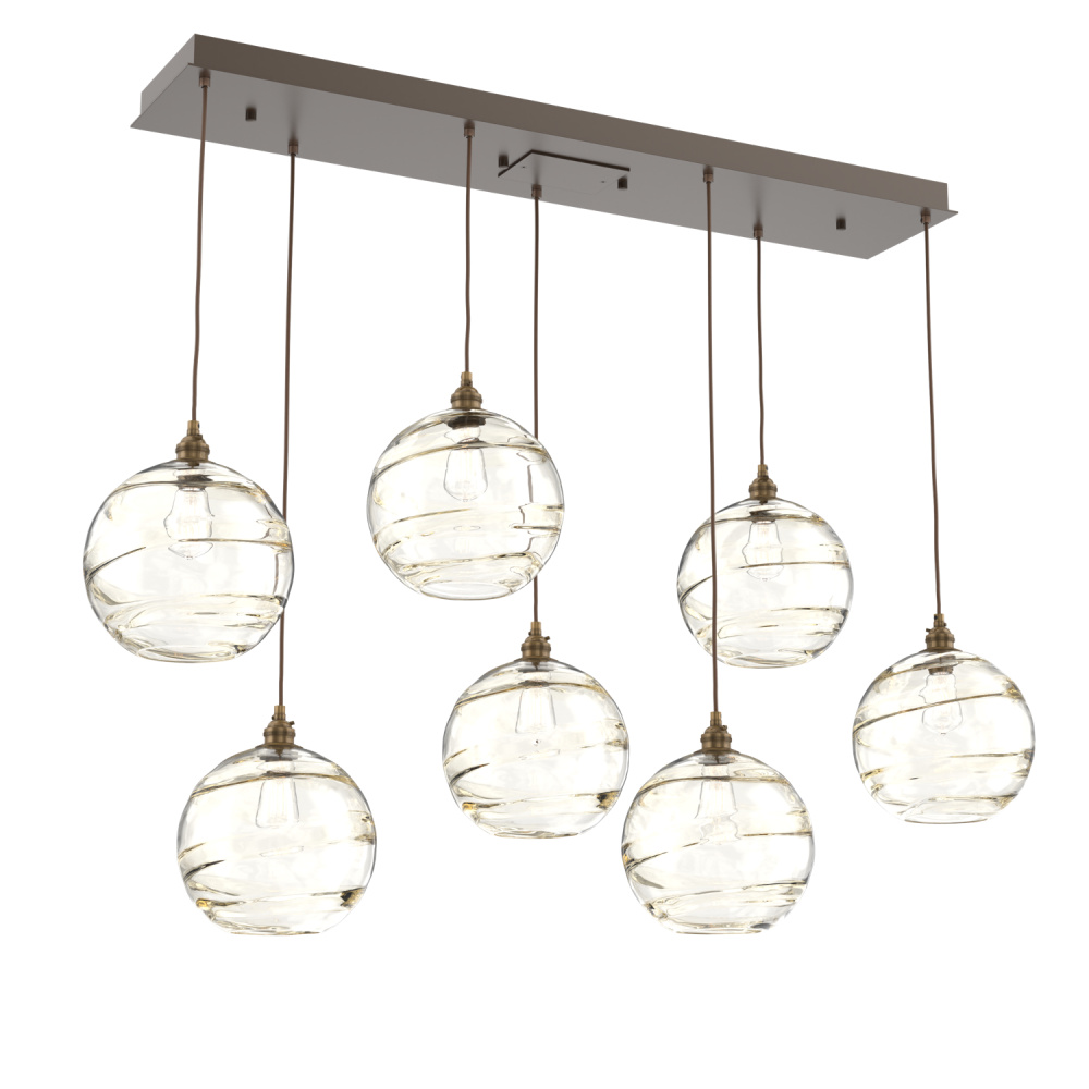 Terra Linear 7pc Multi-Pendant