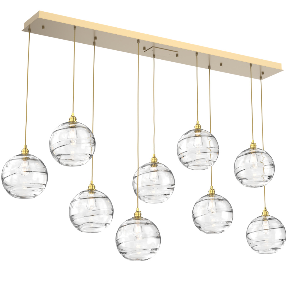 Terra Linear 9pc Multi-Pendant