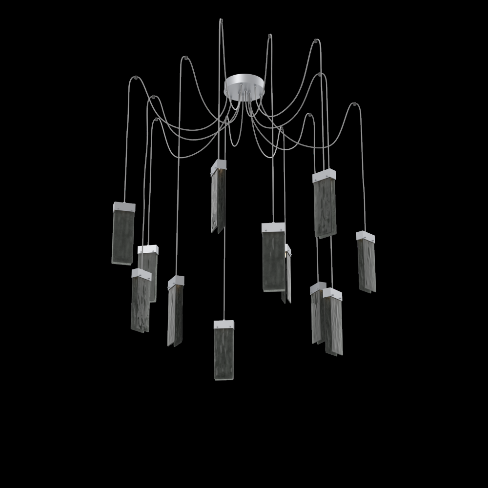 Parallel Round 12pc Swag Multi-Pendant