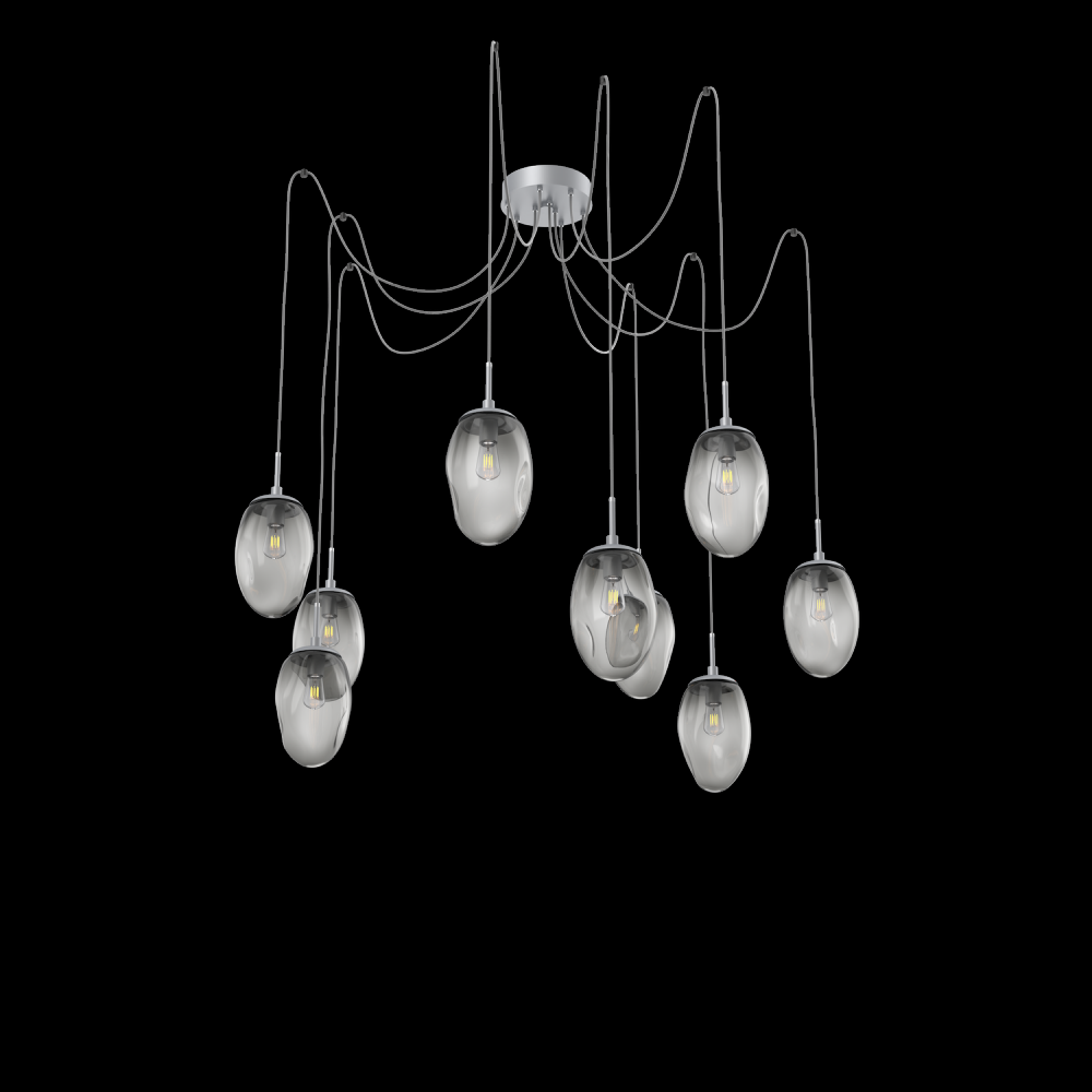 Meteo Round 9pc Swag Multi-Pendant (Bulb)