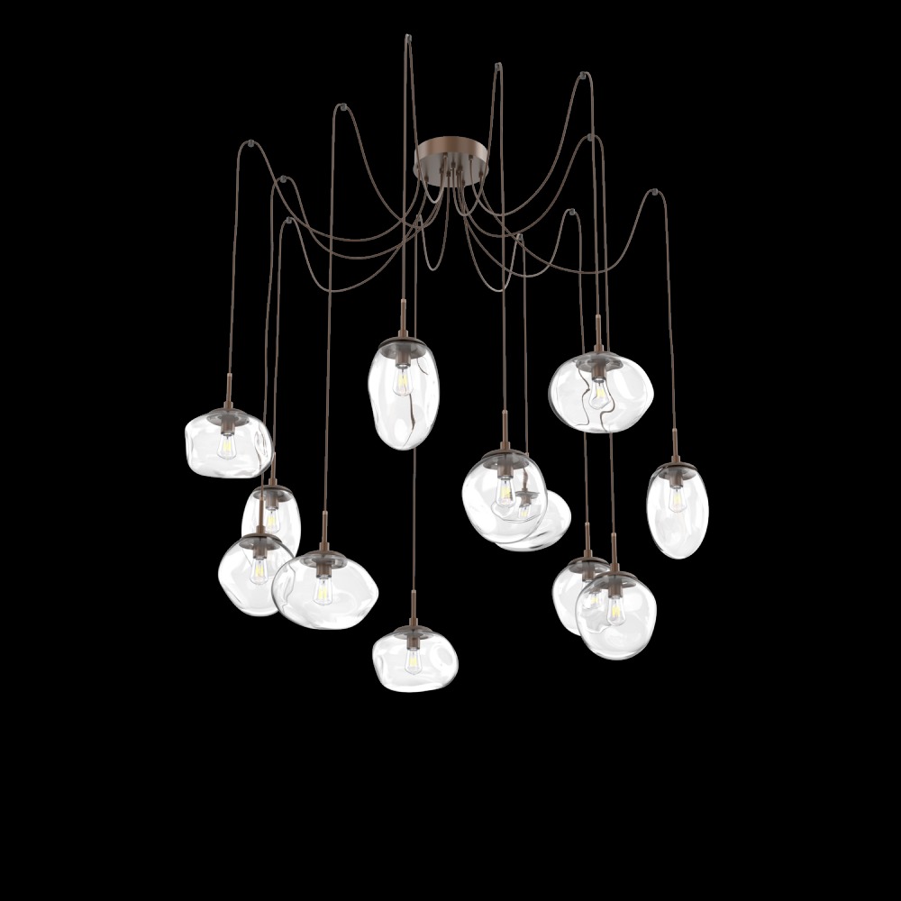 Cosmos Round 12pc Swag Multi-Pendant (Bulb)