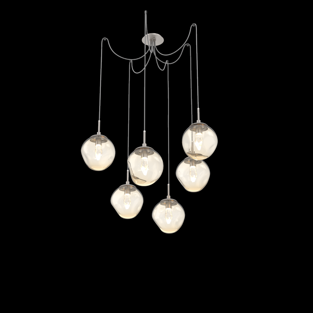 Aster Round 6pc Swag Multi-Pendant (LED)