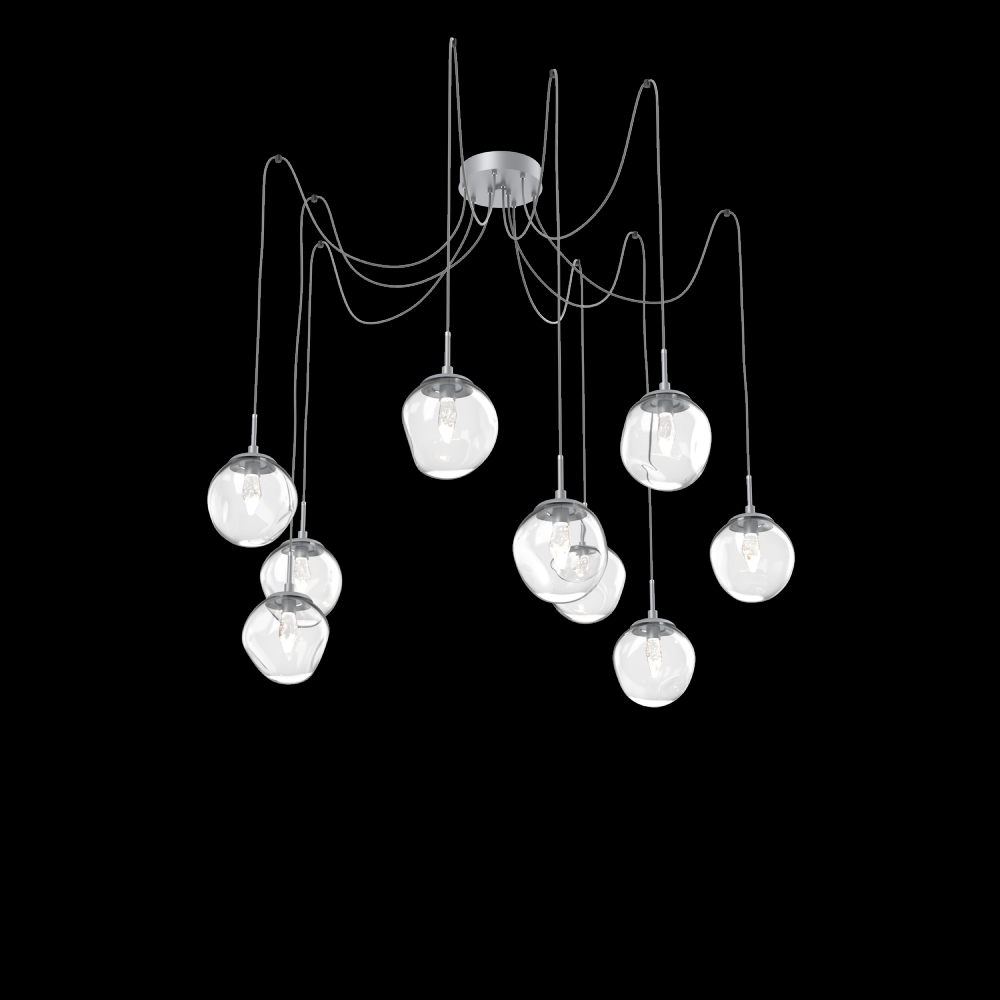 Aster Round 9pc Swag Multi-Pendant (LED)