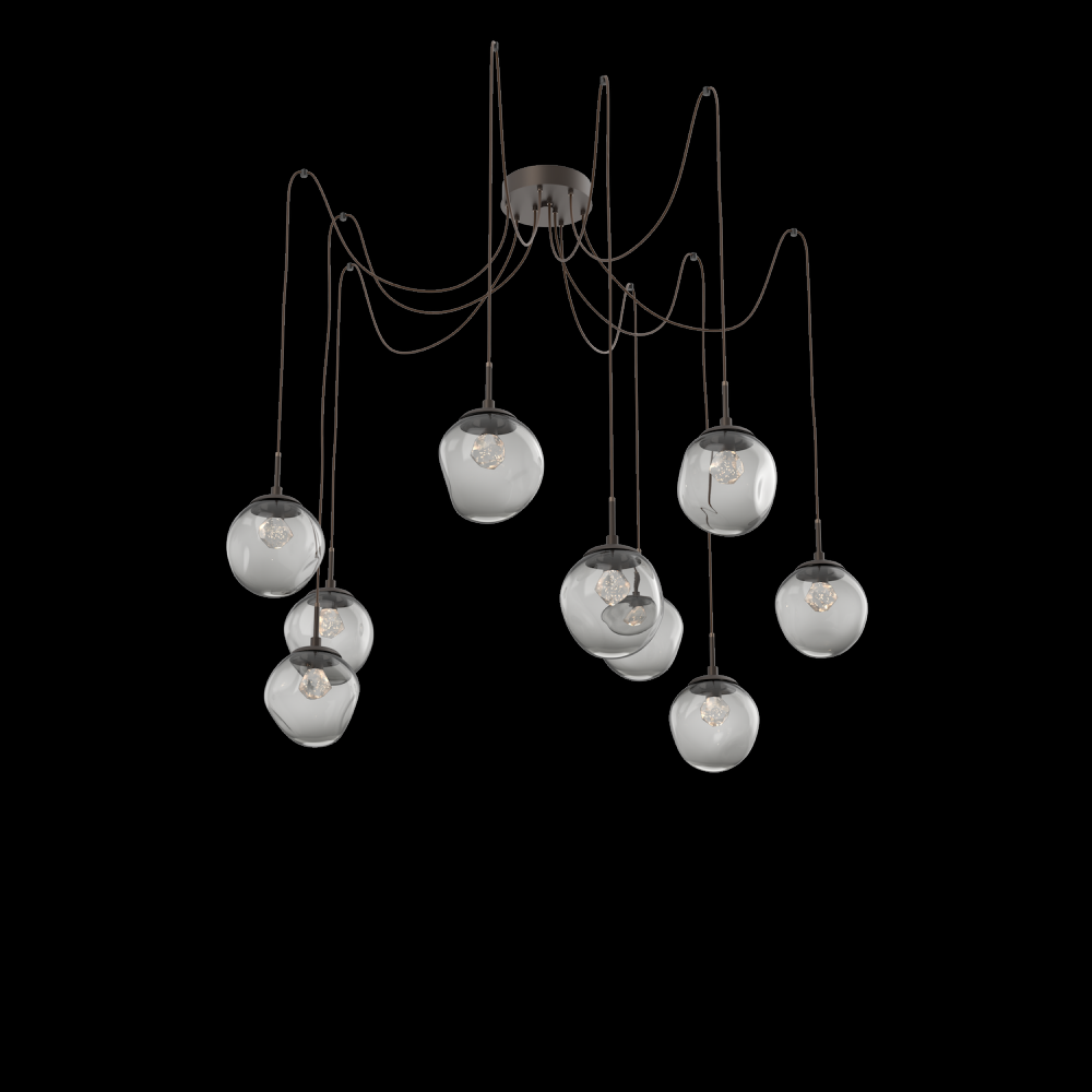Aster Round 9pc Swag Multi-Pendant (LED)