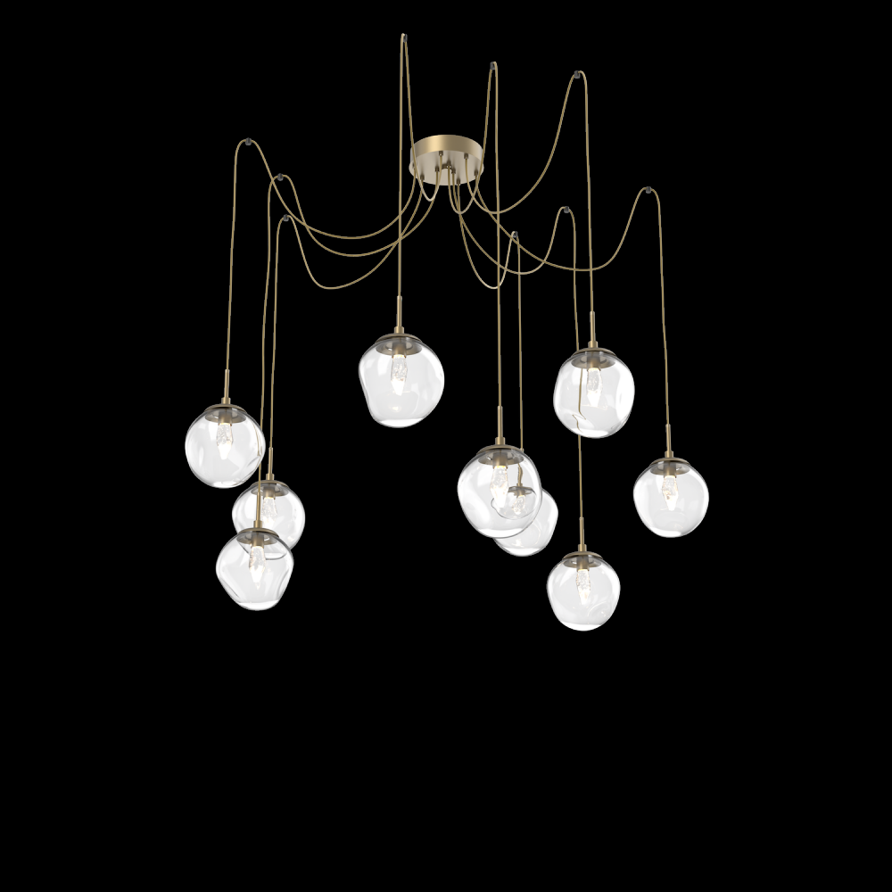 Aster Round 9pc Swag Multi-Pendant (LED)