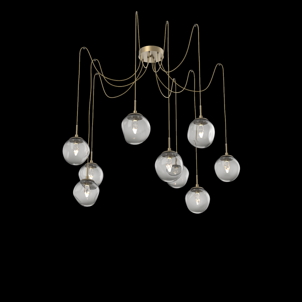 Aster Round 9pc Swag Multi-Pendant (LED)