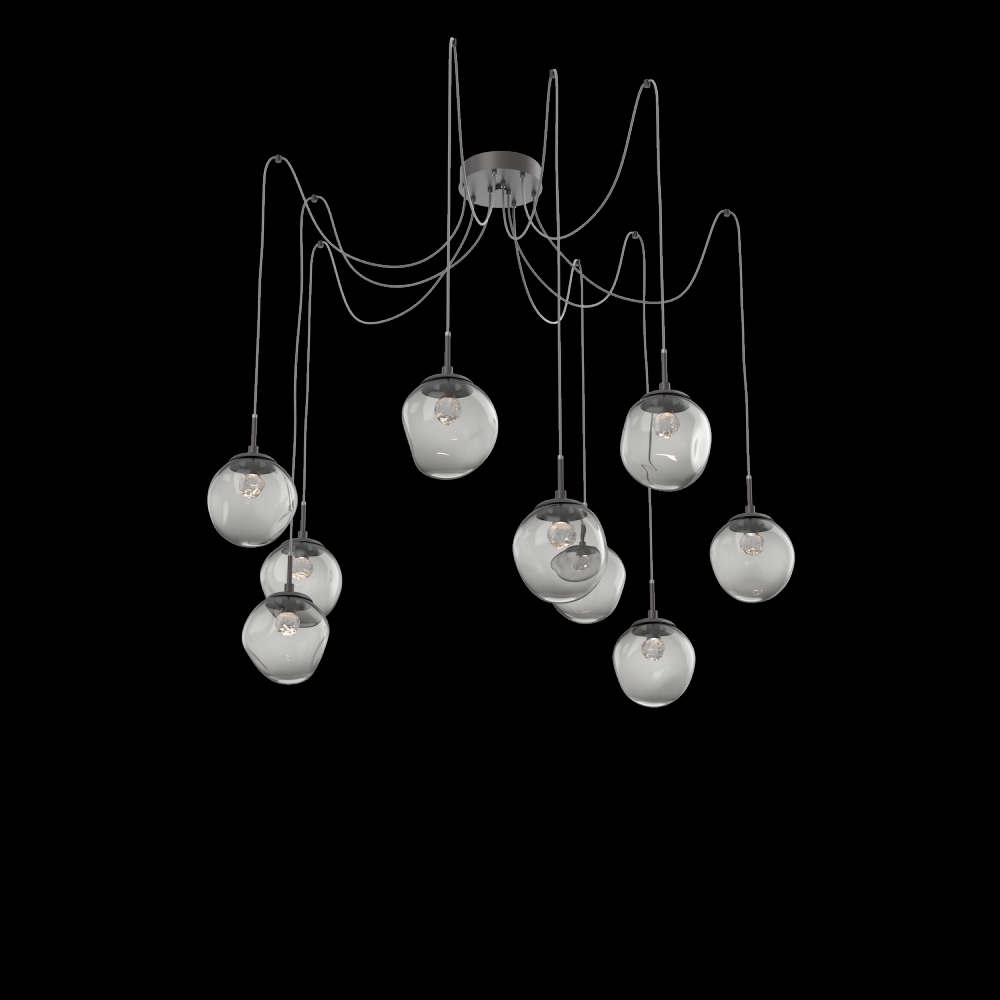 Aster Round 9pc Swag Multi-Pendant (LED)
