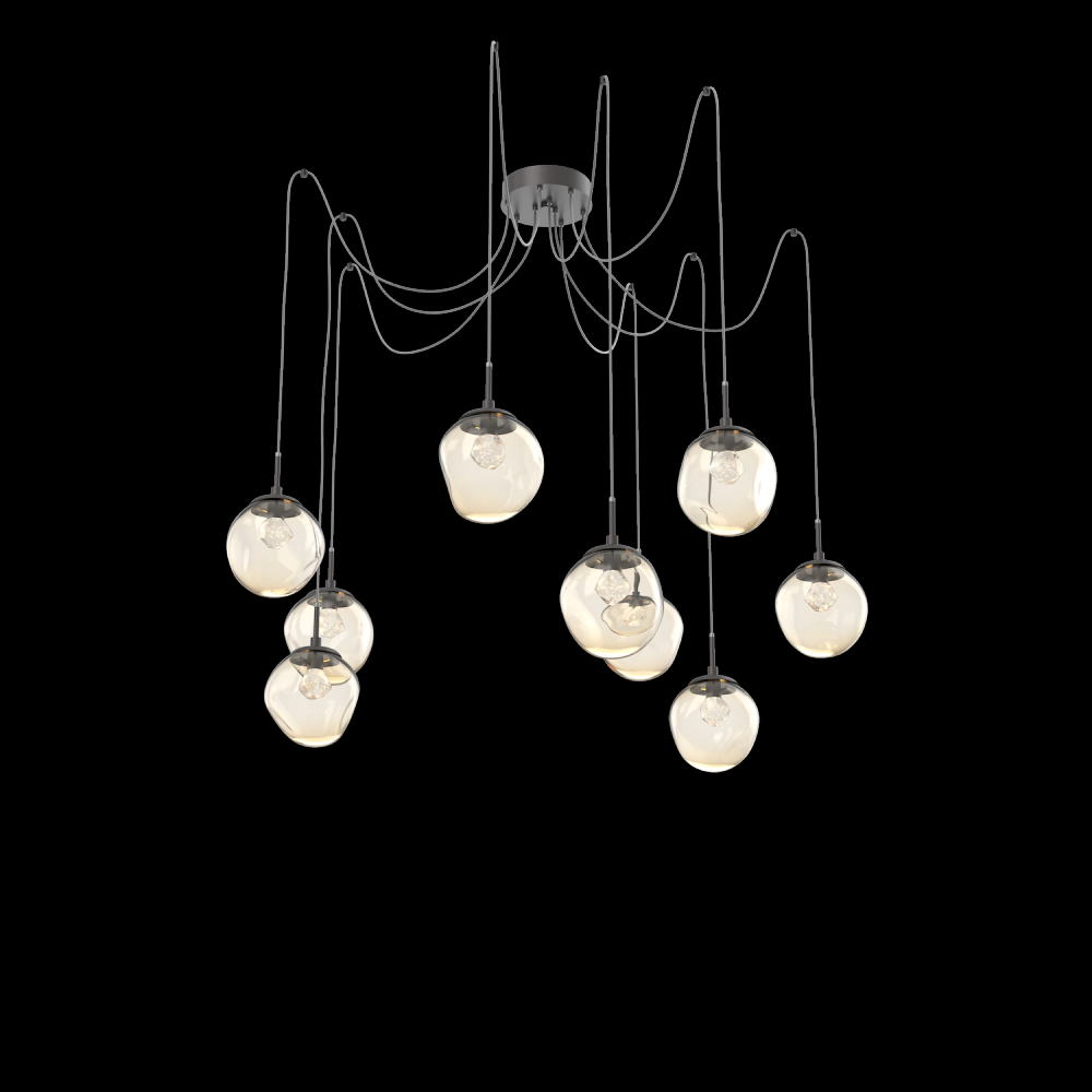 Aster Round 9pc Swag Multi-Pendant (LED)
