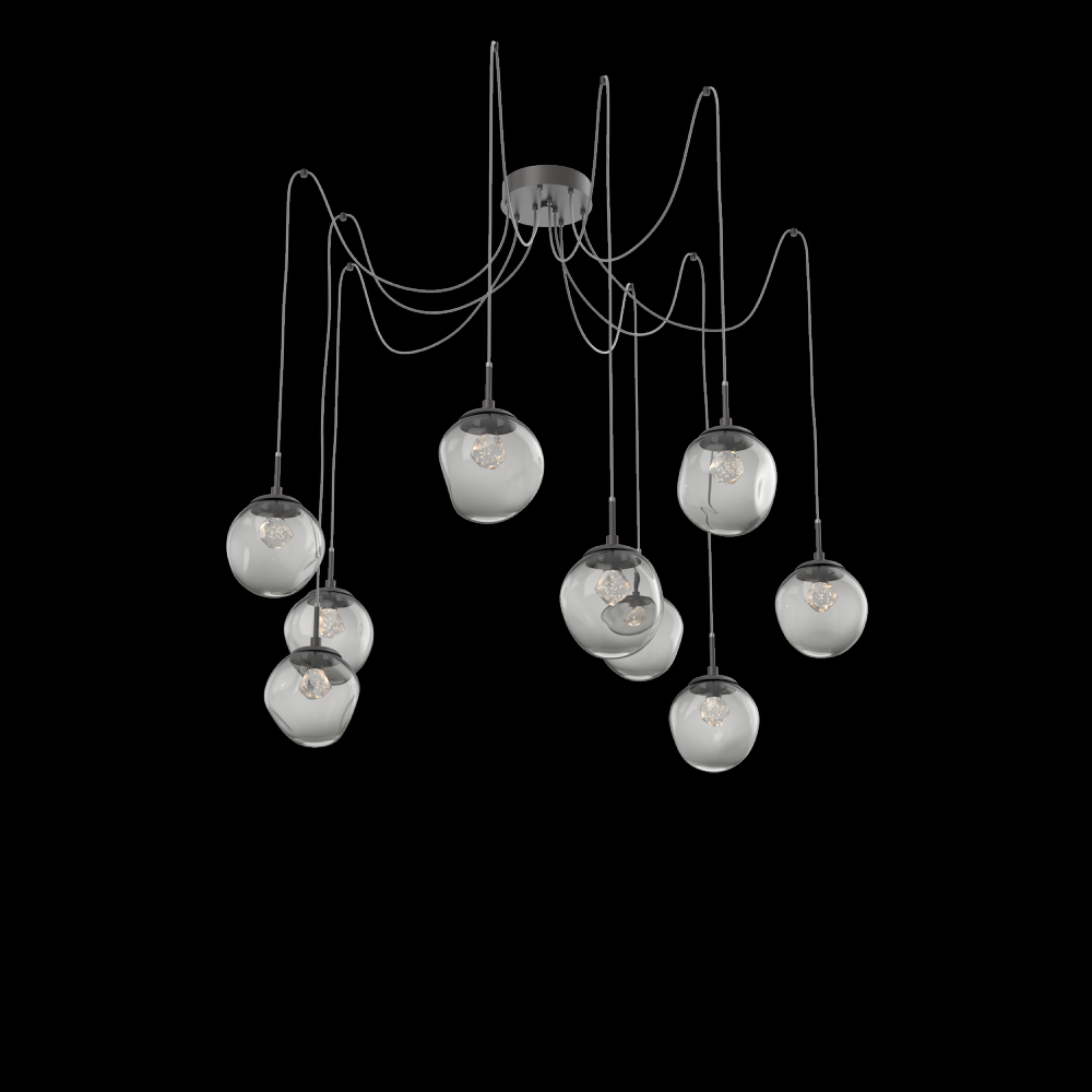 Aster Round 9pc Swag Multi-Pendant (LED)