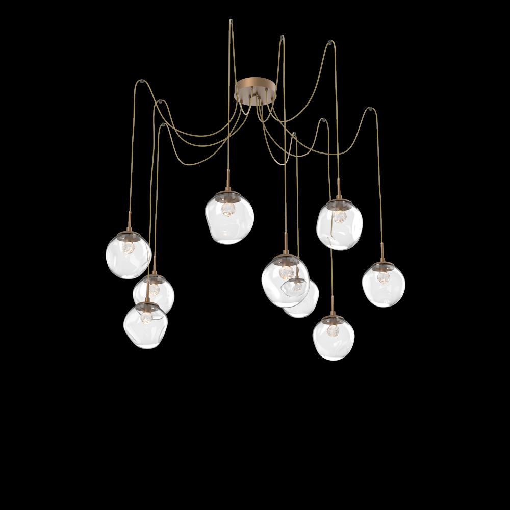 Aster Round 9pc Swag Multi-Pendant (LED)