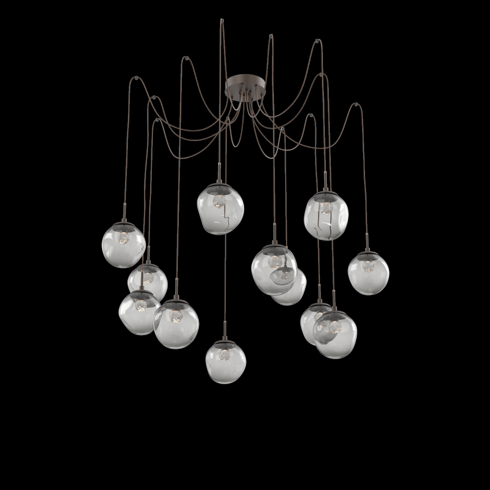 Aster Round 12pc Swag Multi-Pendant (LED)