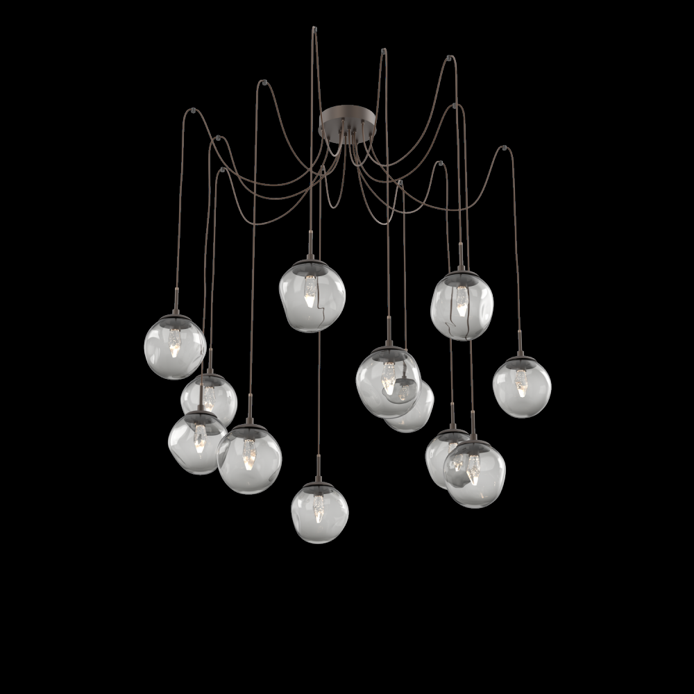 Aster Round 12pc Swag Multi-Pendant (LED)