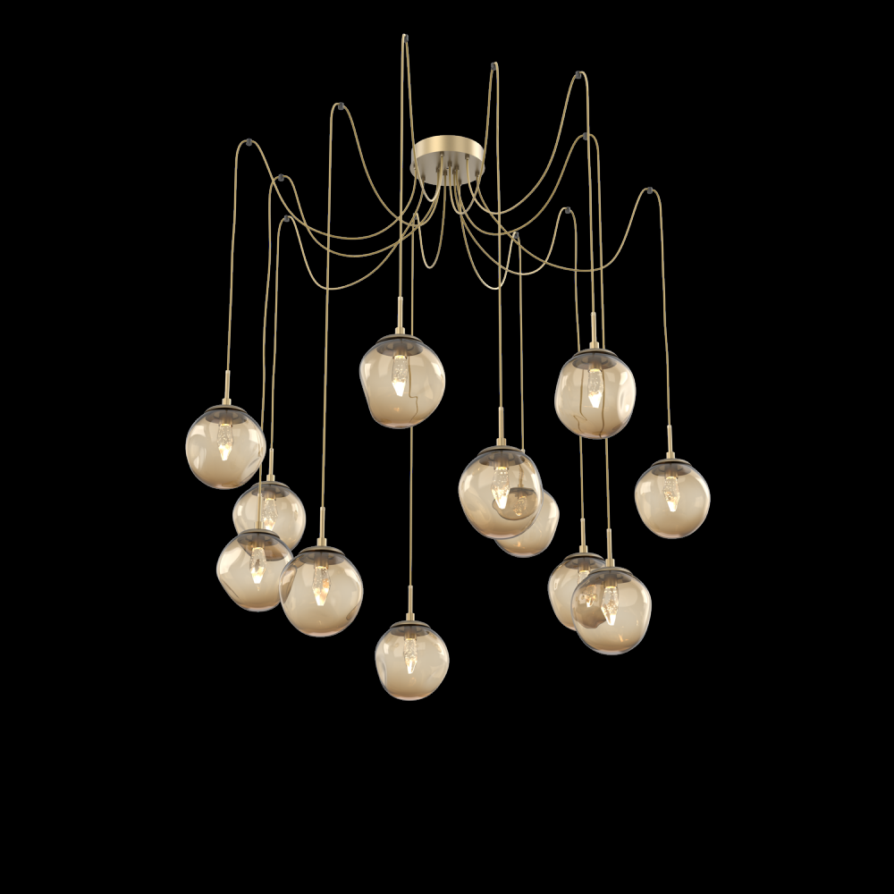 Aster Round 12pc Swag Multi-Pendant (LED)