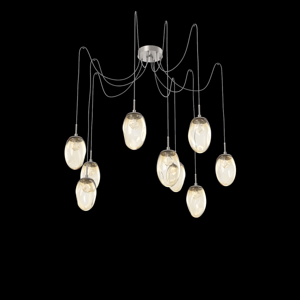 Meteo Round 9pc Swag Multi-Pendant (LED)