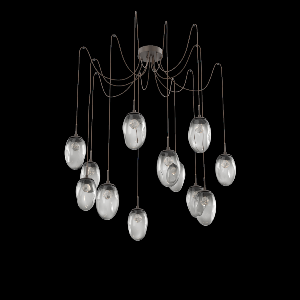 Meteo Round 12pc Swag Multi-Pendant (LED)