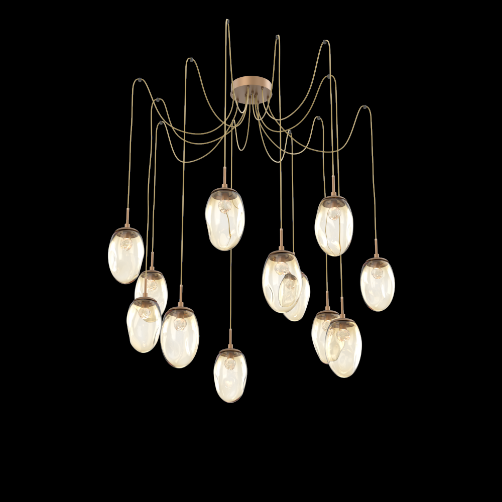 Meteo Round 12pc Swag Multi-Pendant (LED)