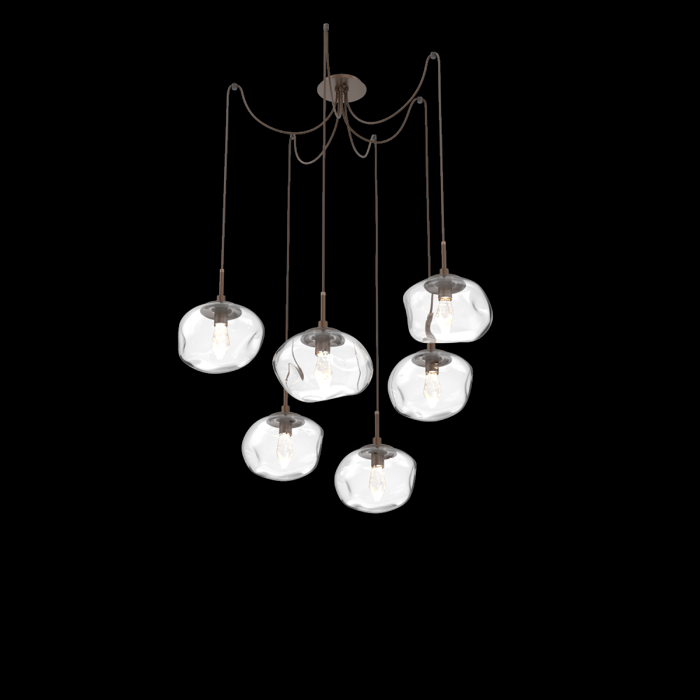 Nova Round 6pc Swag Multi-Pendant (LED)