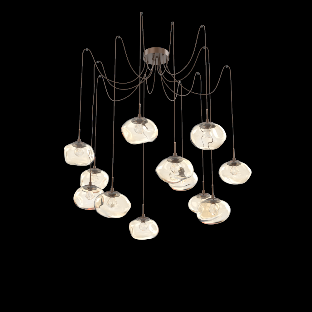 Nova Round 12pc Swag Multi-Pendant (LED)