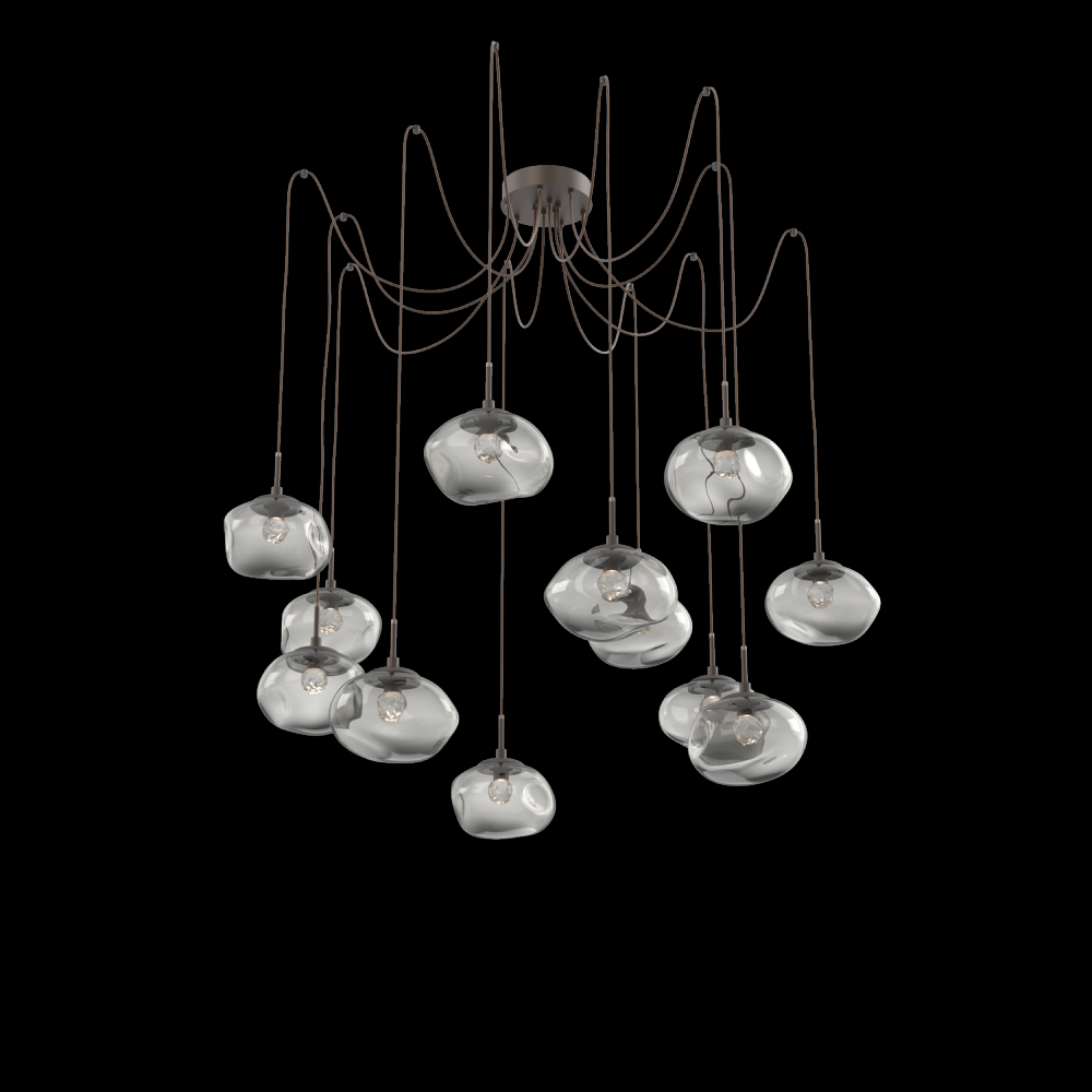 Nova Round 12pc Swag Multi-Pendant (LED)