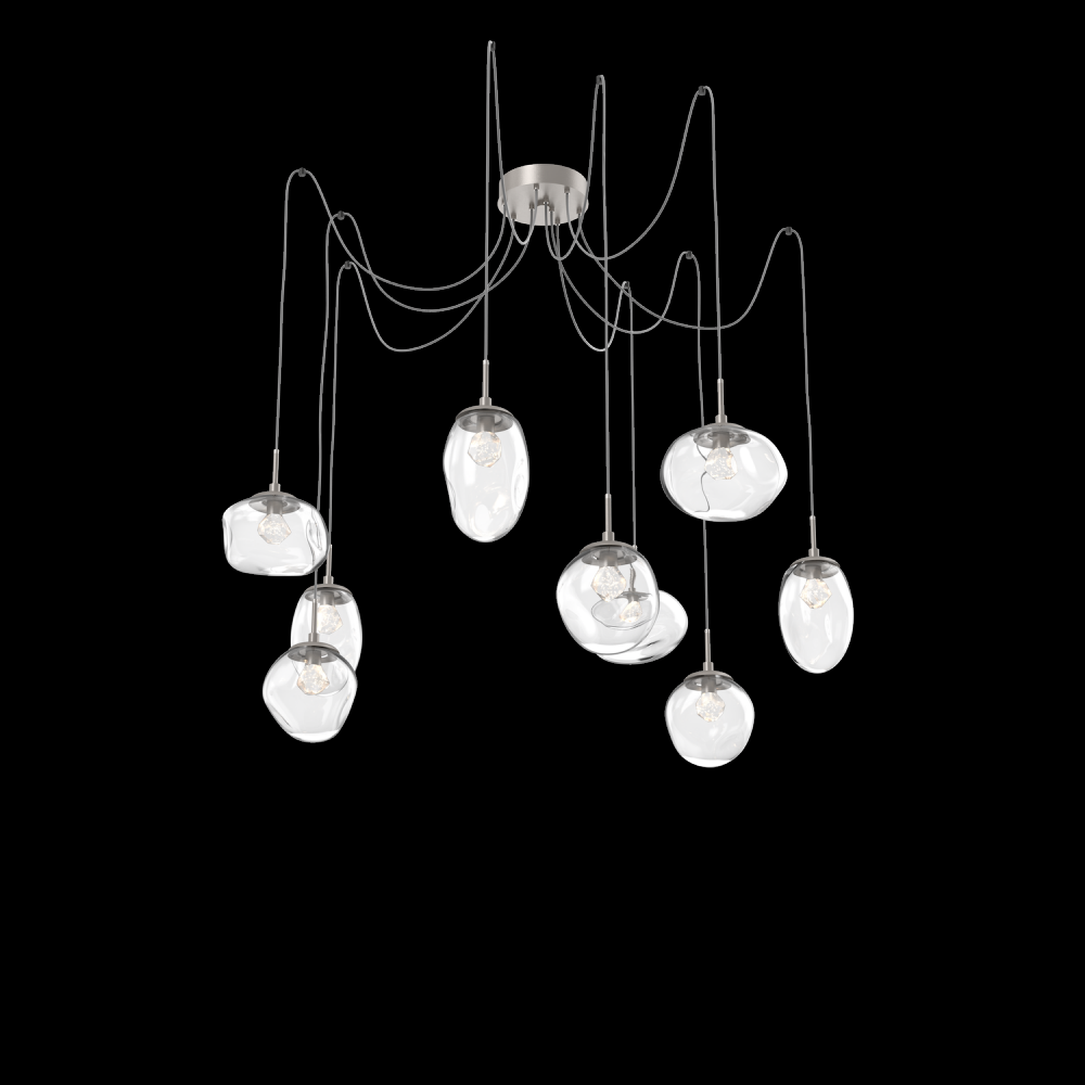 Cosmos Round 9pc Swag Multi-Pendant (LED)