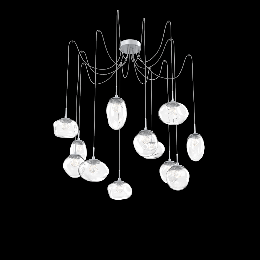 Cosmos Round 12pc Swag Multi-Pendant (LED)