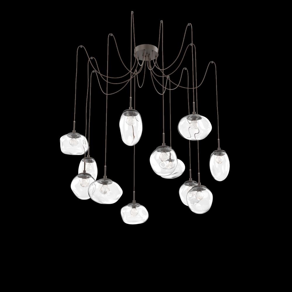 Cosmos Round 12pc Swag Multi-Pendant (LED)