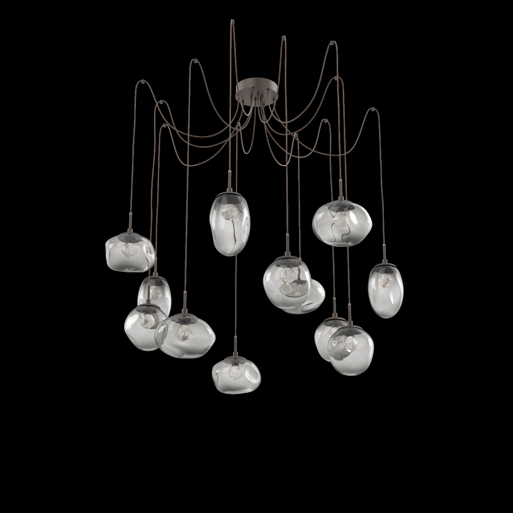 Cosmos Round 12pc Swag Multi-Pendant (LED)