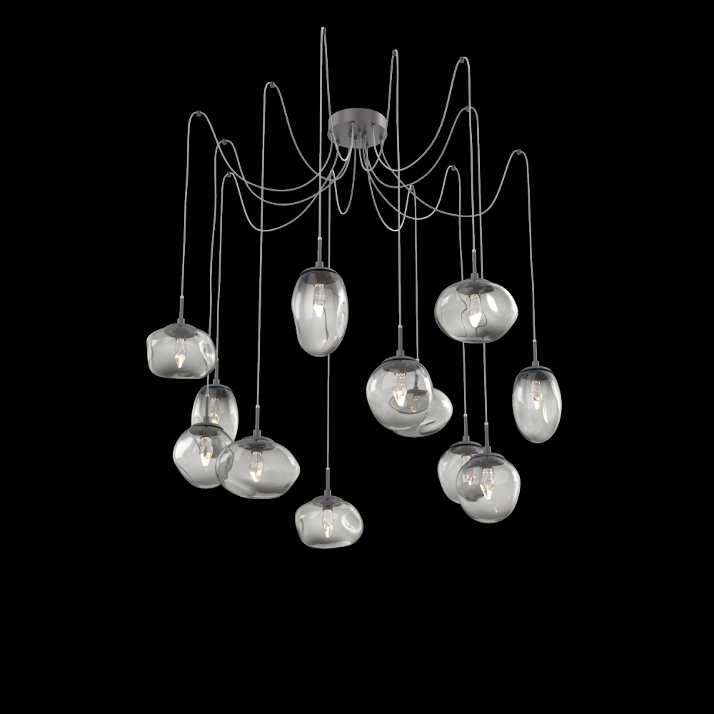 Cosmos Round 12pc Swag Multi-Pendant (LED)