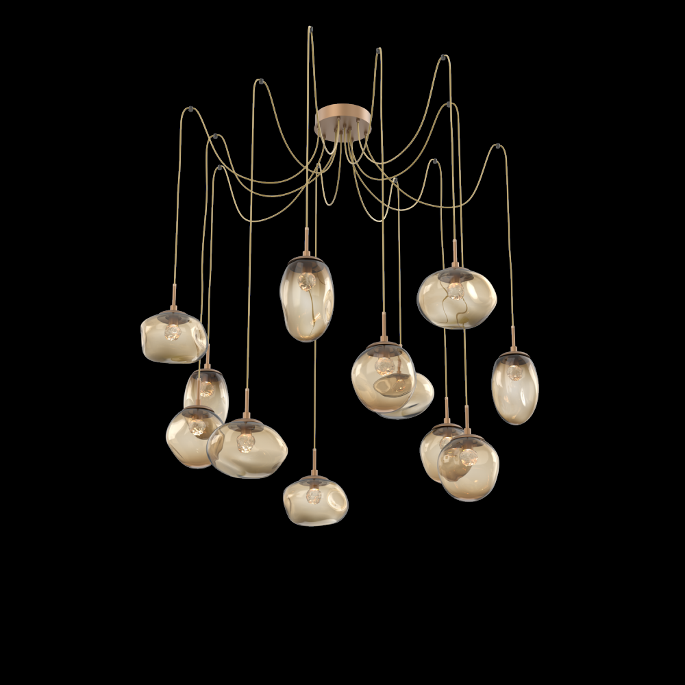 Cosmos Round 12pc Swag Multi-Pendant (LED)