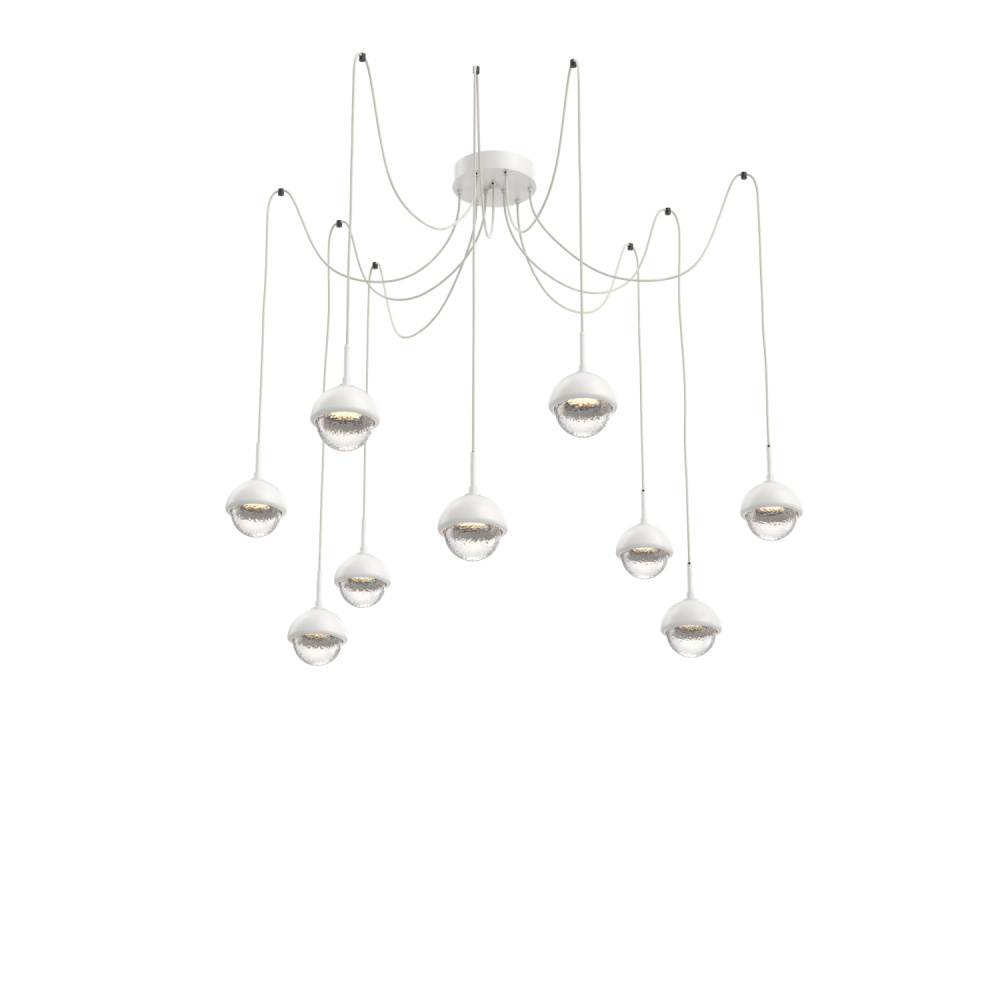 Cabochon Round 9pc Swag Multi-Pendant