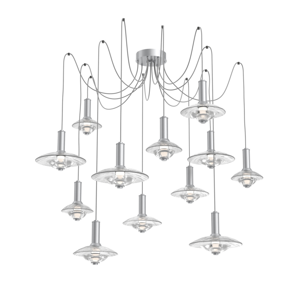 Cirrus Round 12pc Swag Multi-Pendant Chandelier