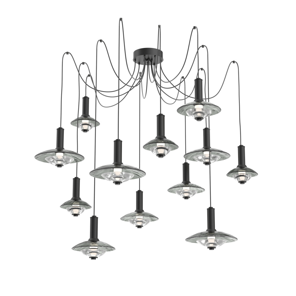 Cirrus Round 12pc Swag Multi-Pendant Chandelier