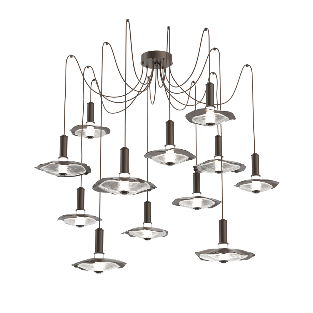 Cumulus Round 12pc Swag Multi-Pendant Chandelier