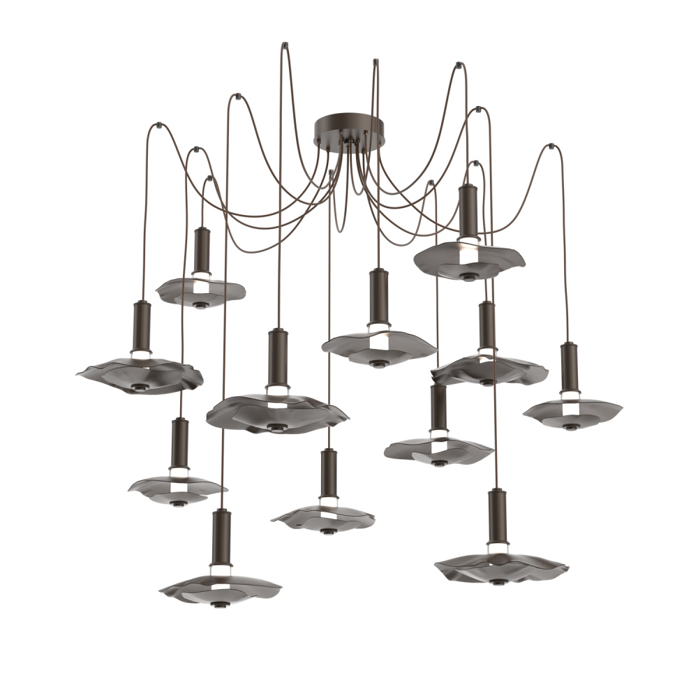 Cumulus Round 12pc Swag Multi-Pendant Chandelier