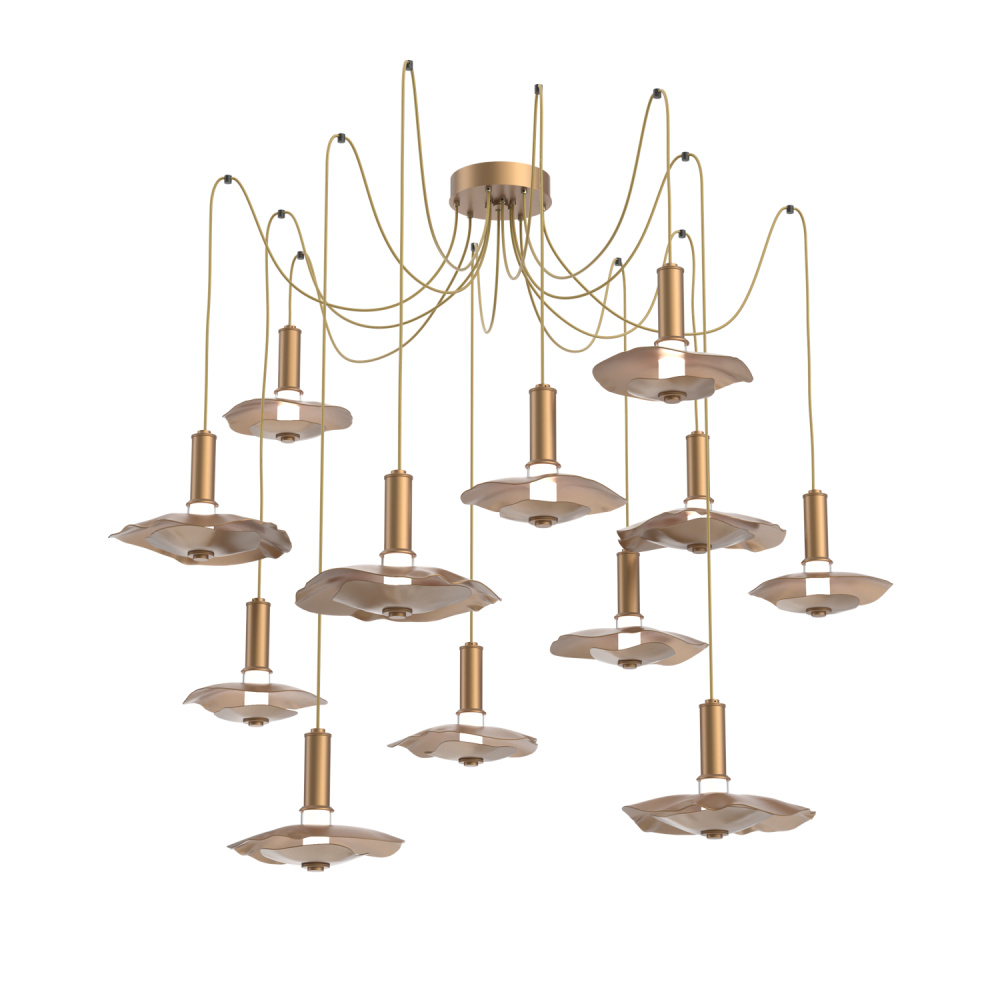 Cumulus Round 12pc Swag Multi-Pendant Chandelier