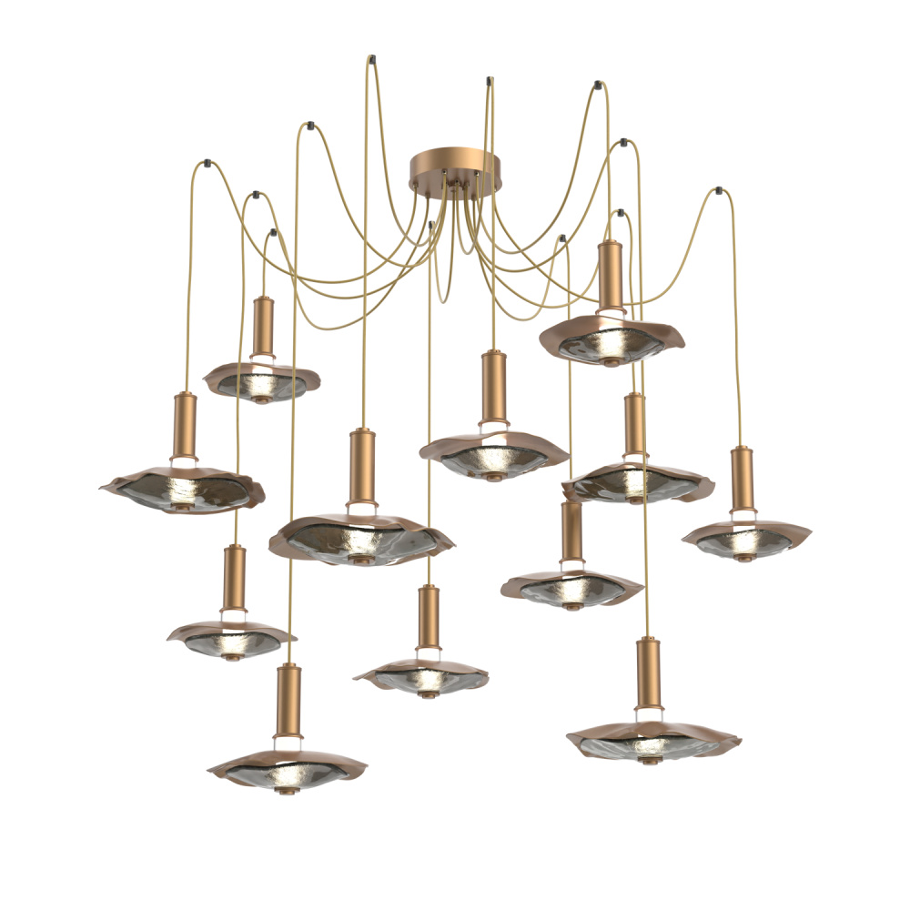 Cumulus Round 12pc Swag Multi-Pendant Chandelier